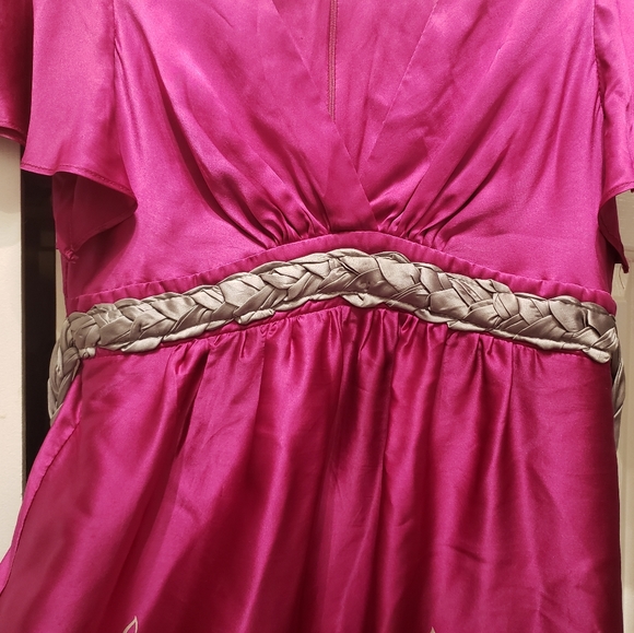 Voom by Joy Han 100% Silk Baby Doll Dress - Picture 5 of 7